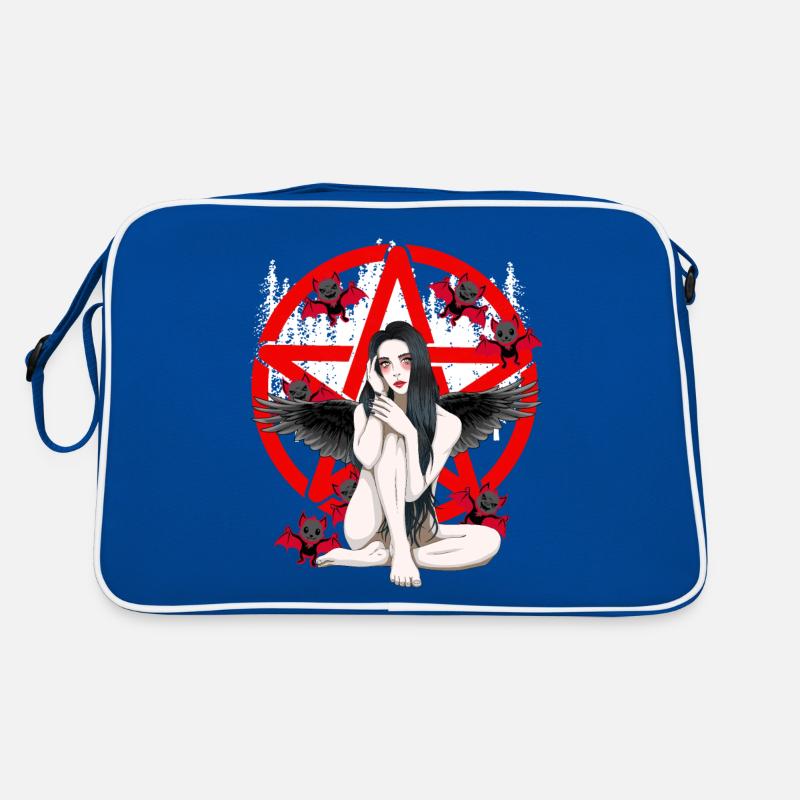 Pentagram Vampire Ghost Horror Pentagram Retro Bag