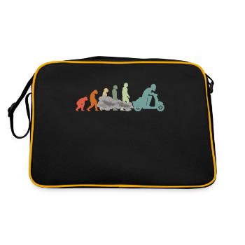 Scooter Moped Moped Scooter Rider Evolution - Retro Bag - black/gold - Back