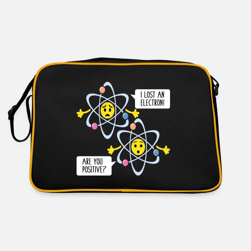 Funny Electron Pun Chemistry Science Teacher Retro Bag