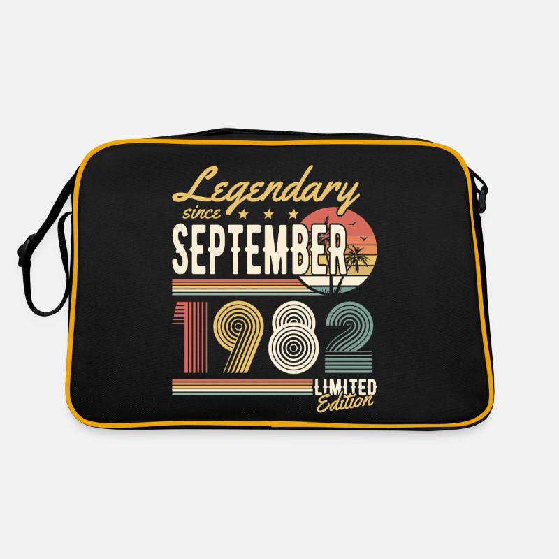 Legendary since Septembre 1982 Limited Edition - Sac Retro - noir/or