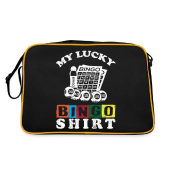 Bingo Bingo Player Board Game Bingo Lotto - Retro Bag - black/gold - Back