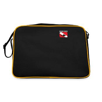 Scuba Diving Gear American Rescue Scuba Diver - Sac Retro - noir/or - Dos