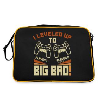 Video Gamer Gaming - I Leveled up to Big Bro - Sac Retro - noir/or - Dos
