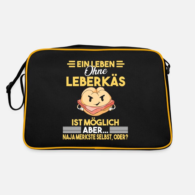 Leberkäse Fleischkäse Leberkäs Retro Tasche