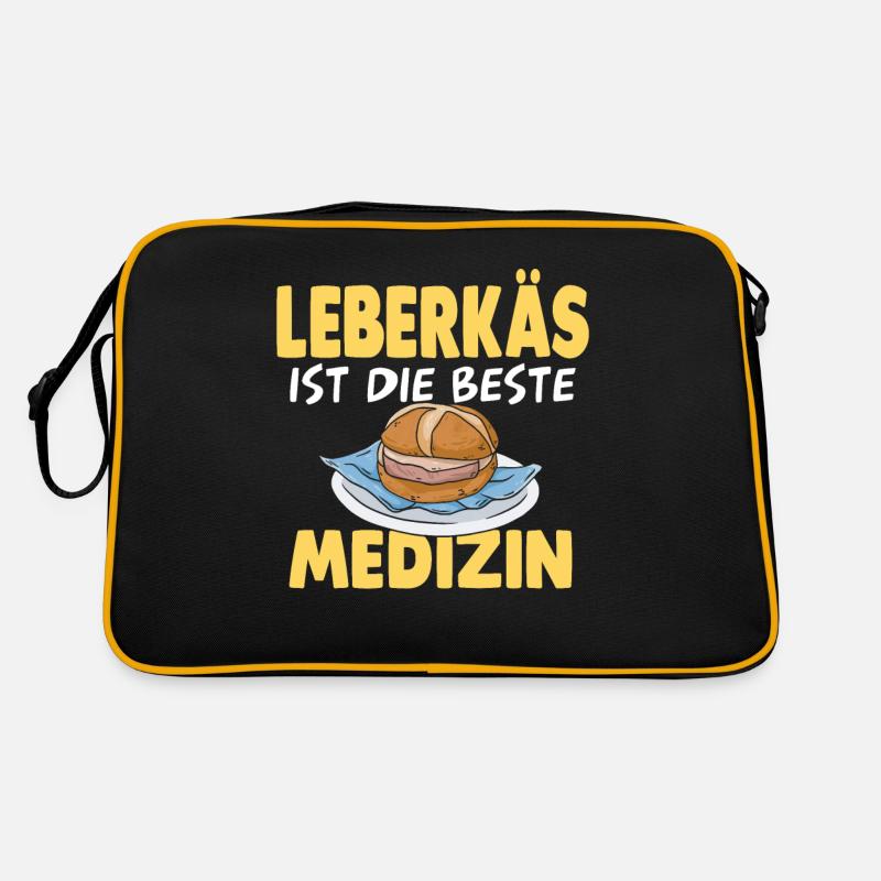Leberkäse Leberkäs Fleischkäse Retro Tasche