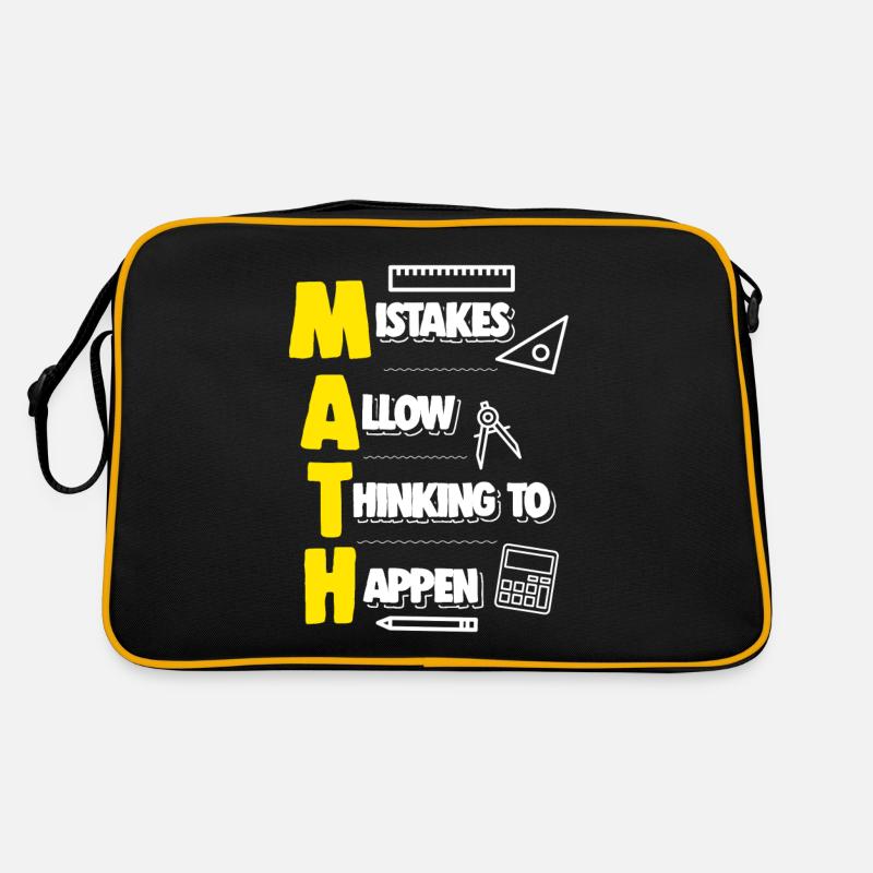 Math Teacher Apparel Retro Bag