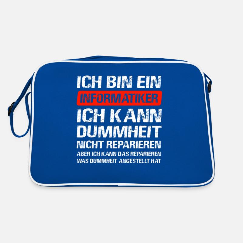 Informatiker Software Programmierer IT-Berater Retro Tasche