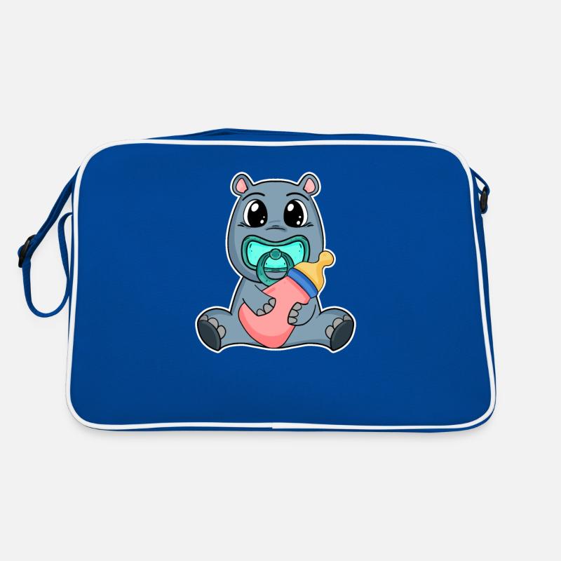 Bébé Hippopotame Sac Retro