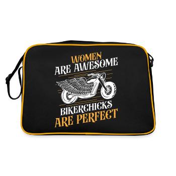 Classic Motorcycle Biker - Sac Retro - noir/or - Dos