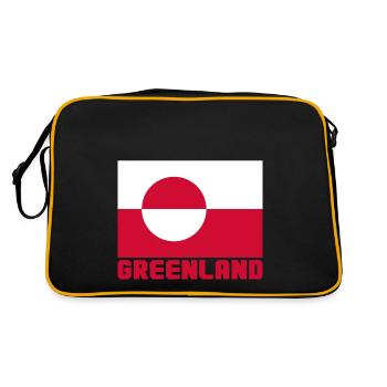 Greenland - Retro Bag - black/gold - Back