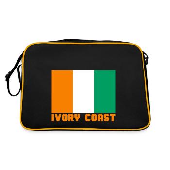 Ivory Coast - Retro Bag - black/gold - Back