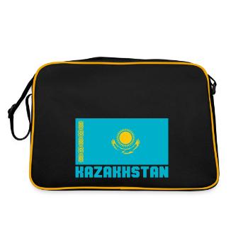 Kazakhstan - Sac Retro - noir/or - Dos