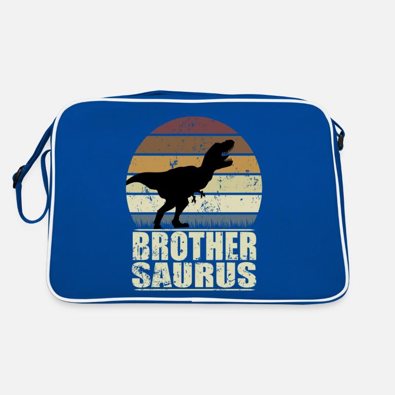 BrotherSaurus Rex Dinosaurier Dino Brother Saurus Retro Tasche