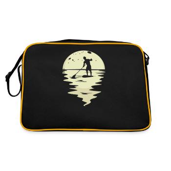 SUP Board paddleboard Stand Up Paddle paddle - Sac Retro - noir/or - Dos