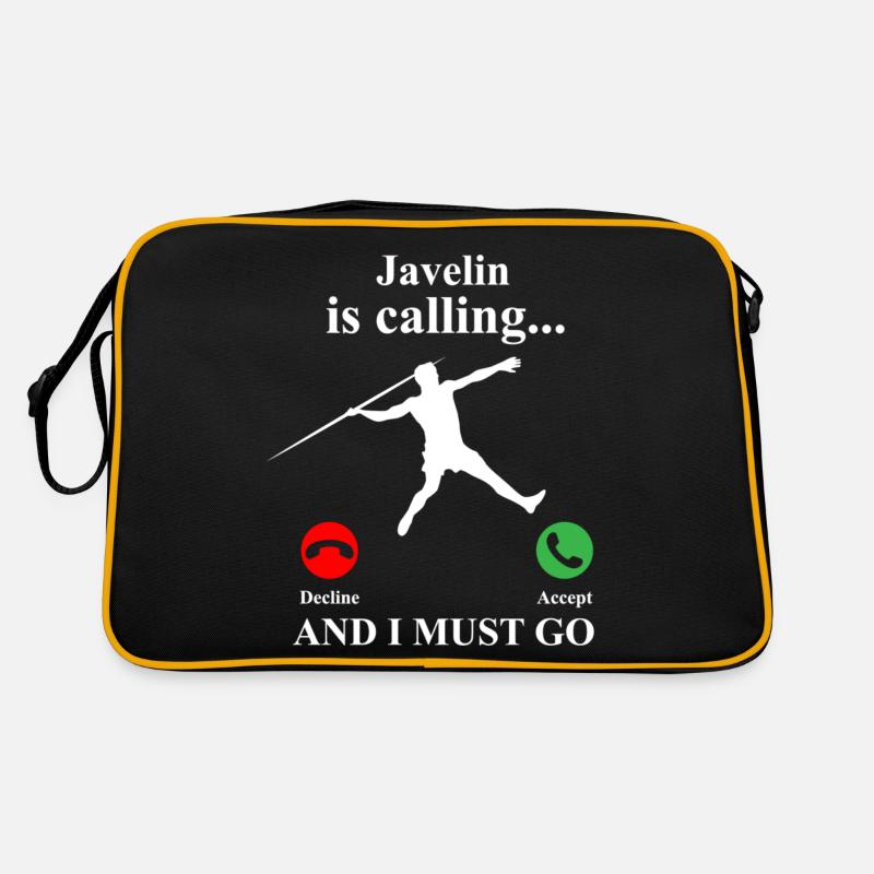 Lancer de lance athlète athlétisme Sac Retro