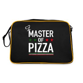Italy Pizza Master Chef - Master Of Pizza - Retro Bag - black/gold - Back