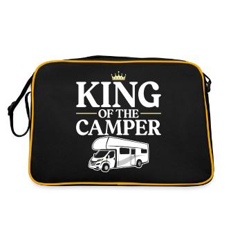 Camping Motorhome Campervan King - Sac Retro - noir/or - Dos