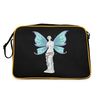 Fairycore Esthétique Fée Vénus De Milo Statue - Sac Retro - noir/or - Dos