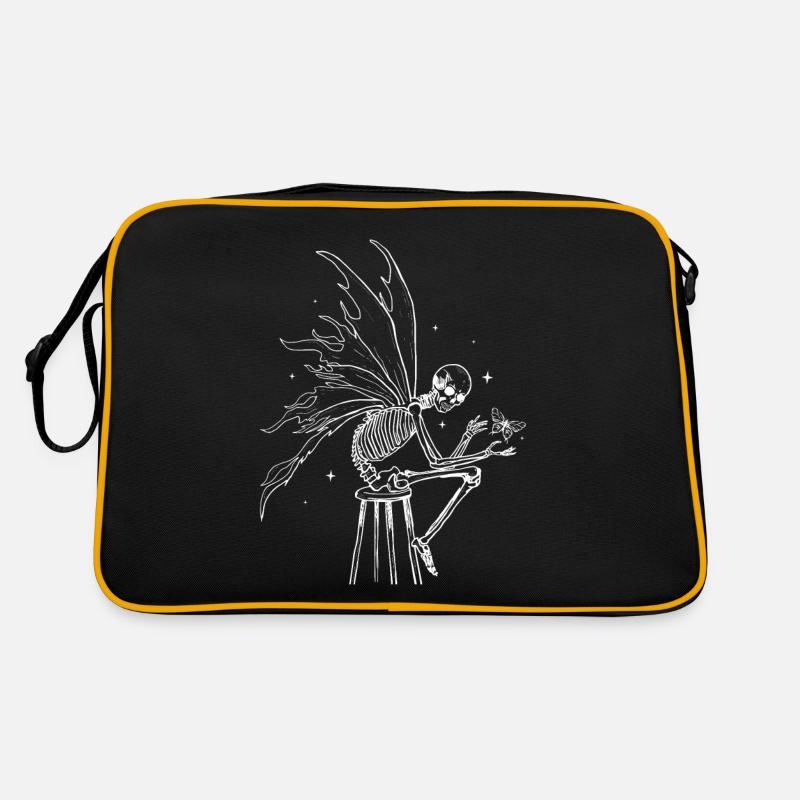 Fairycore Aesthetic Skeleton Fairy Grunge Goth Retro Bag