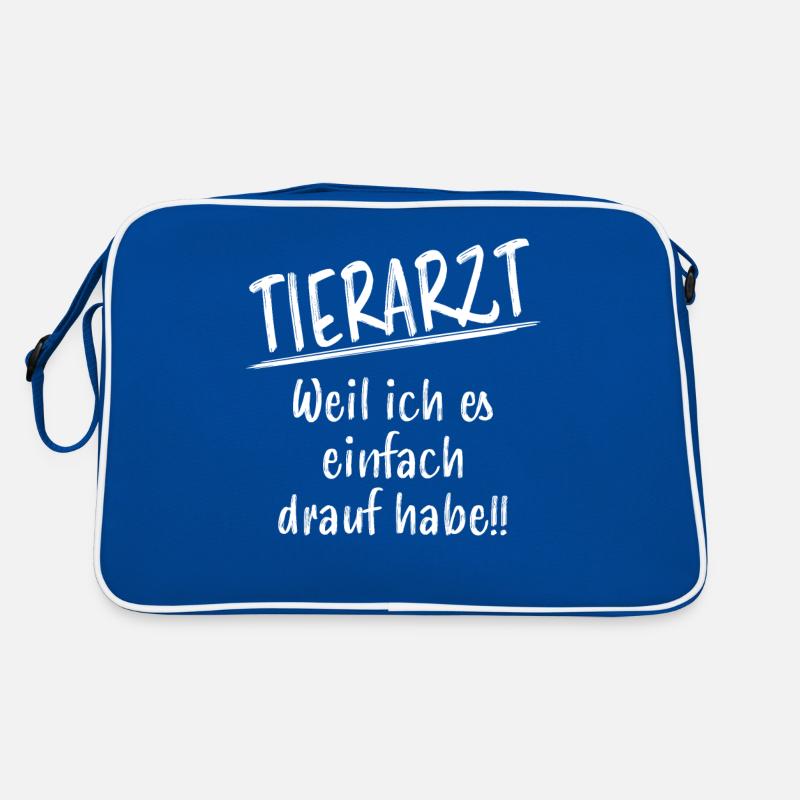 Tierarzt Lustige Spruch Beruf Tiermedizin Geschenk Retro Tasche
