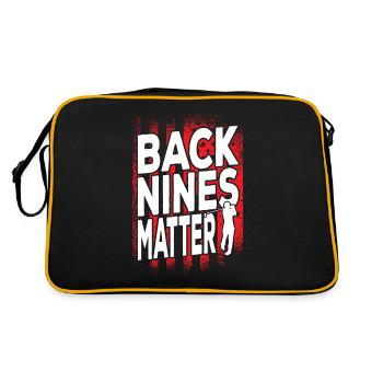 Back Nines Matter Your Hole is my Goal Golf - Sac Retro - noir/or - Dos