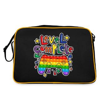 Anniversaire Junge Level Complet pop it gamer - Sac Retro - noir/or - Dos
