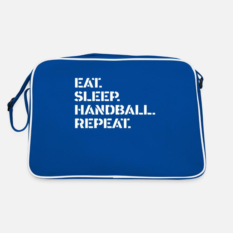 Handball - manger du handball dormir répéter Sac Retro