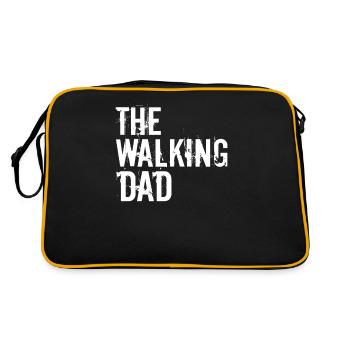 the walking dad - Retro Tasche - Schwarz/Gold - Hinten