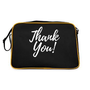 THANK YOU! THANKS FOR EVERYTHING! JUST THANK YOU - Retro Bag - black/gold - Back