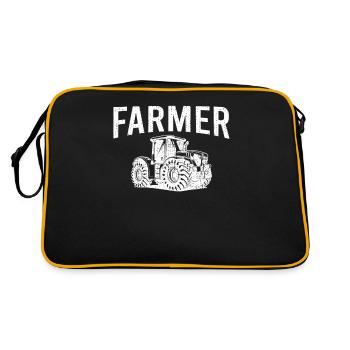 Tracteur fermier - Sac Retro - noir/or - Dos