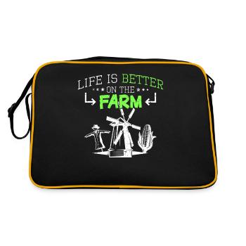 Farm Farm Dicton - Sac Retro - noir/or - Dos