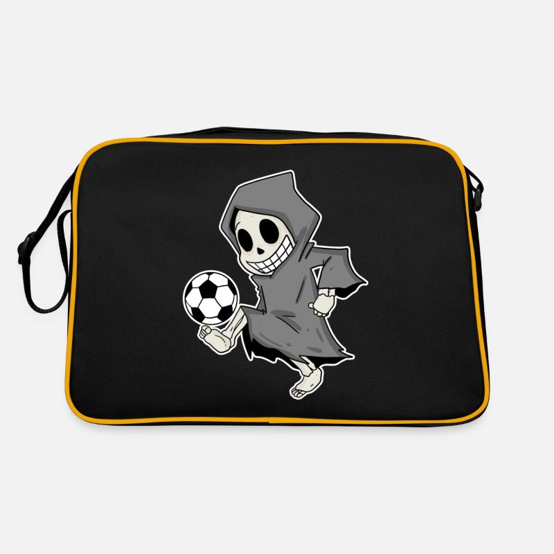 Grim Reaper with football Retro Bag