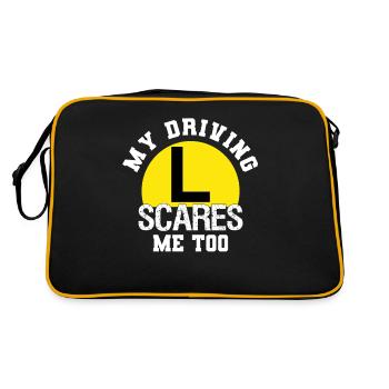 Learner driver Driving school Driving licence Novice driver - Retro Bag - black/gold - Back