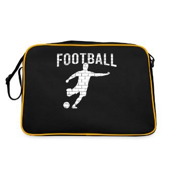 Soccer - Retro Bag - black/gold - Back