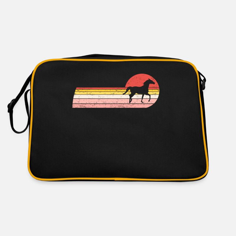 Équitation Vintage Équitation Sac Retro