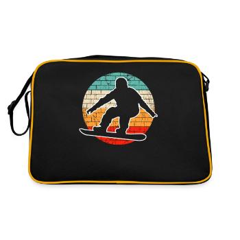 Snowboard Rétro - Sac Retro - noir/or - Dos