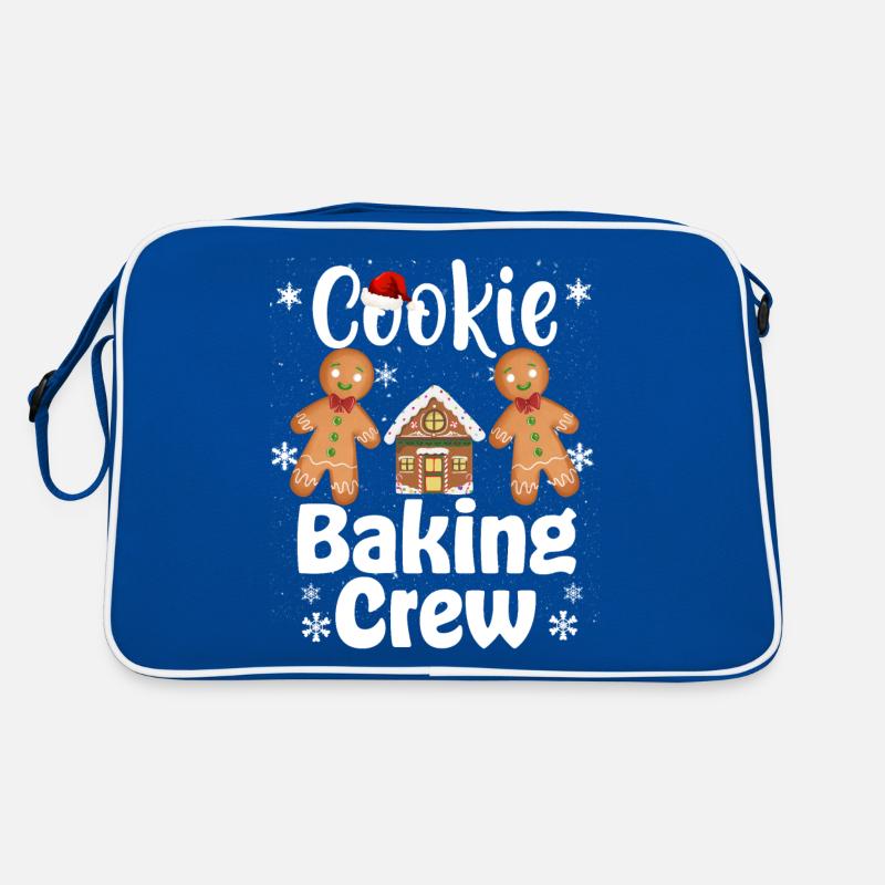 Équipe de cuisson de biscuits de Noël Sac Retro