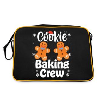 Équipe de cuisson de biscuits de Noël - Sac Retro - noir/or - Dos