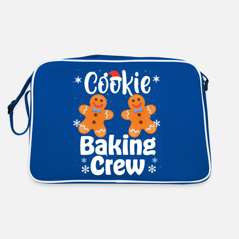 Équipe de cuisson de biscuits de Noël Sac Retro