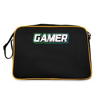 Gamer - Retro Bag - black/gold - Back