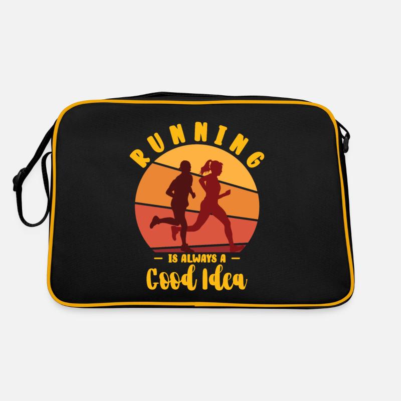 Marathon Marathon Marathon Runner Cadeau Sac Retro