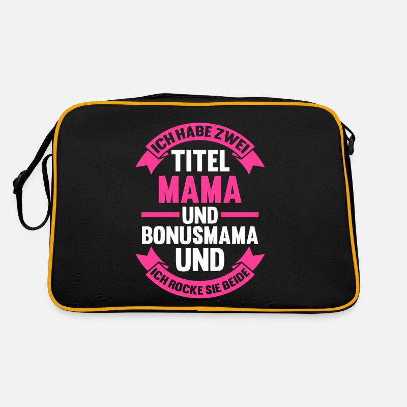 Stiefmutter Muttertag Bonusmama Retro Tasche