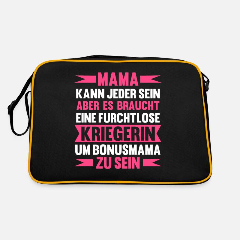 Bonusmama Stiefmama Stiefmutter Retro Tasche