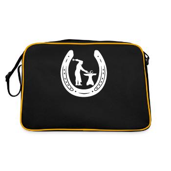 Horse Smith Horseshoe Horsesmith Tool - Retro Bag - black/gold - Back