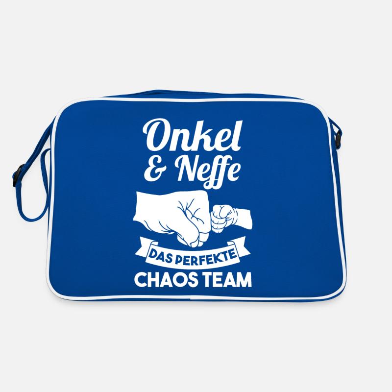 Onkel und Neffe Retro Tasche