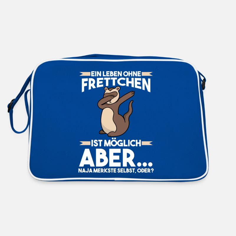 Frettchen Retro Tasche