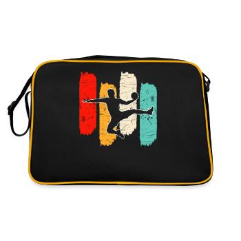 Handball rétro - Sac Retro - noir/or - Dos