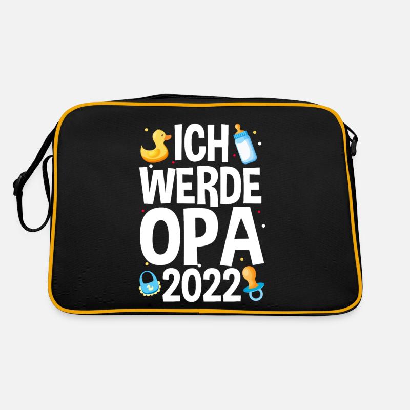 Werdender Opa 2022 Retro Tasche