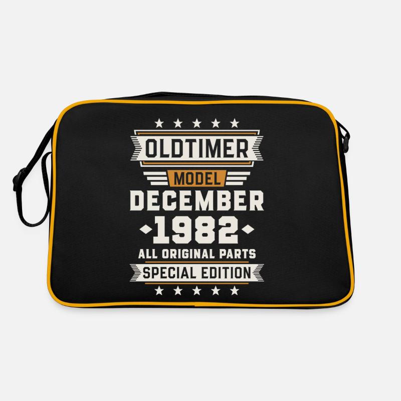 Oldtimer Décembre 1982 Cadeau d’anniversaire Sac Retro