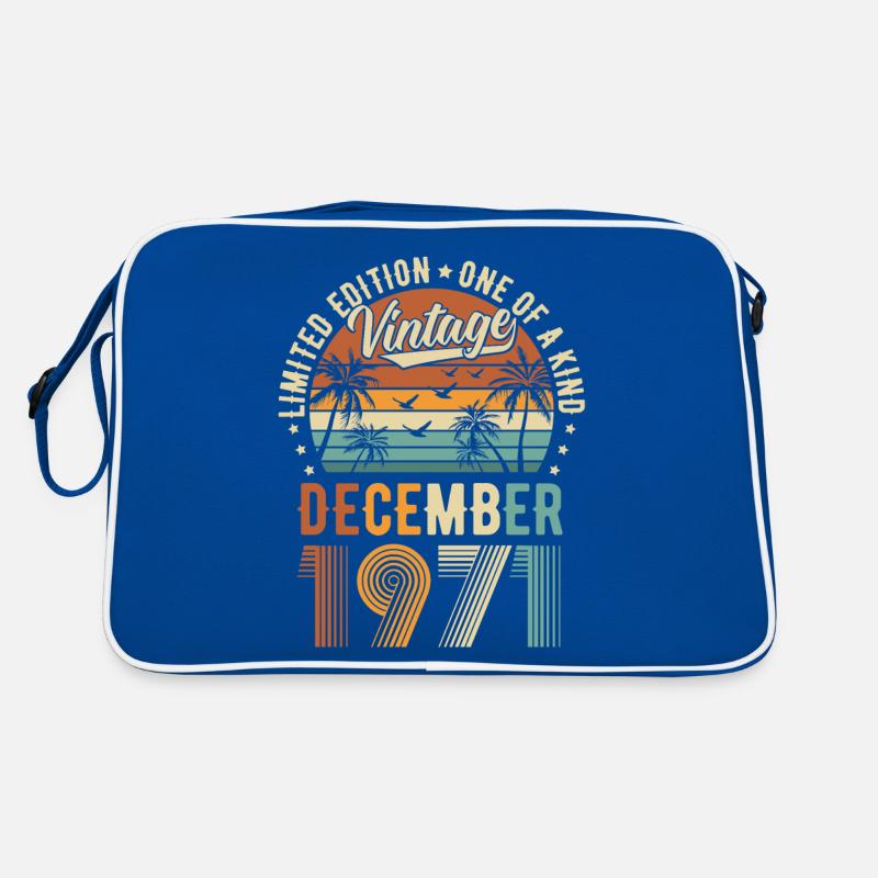 Édition Limitée Vintage Décembre 1971 Sac Retro